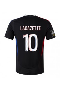 Olympique Lyonnais Alexandre Lacazette #10 Fotballdrakt Borte Klær 2024-25 Korte ermer